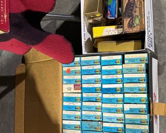 Even more trains. Almost all of the Ho scale models are new old stock most around 1985 or earlier. 