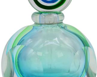 Onesto Murano Art Glass Signed Perfumed Bottle