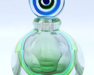 Luigi Onesto Murano Art Glass Signed Perfumed Bottle