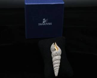 Vintage Large Swarovski Brooch