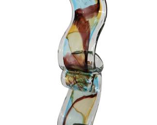 Vetro Murano Art Glass Sculpture By Sergio Costantini -signed