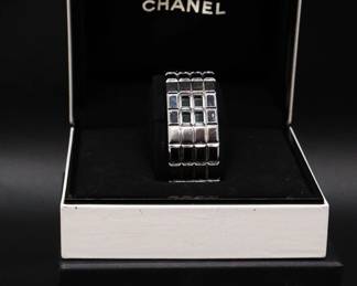 Authentic Vintage CHANEL Chocolot Digital Quartz Watch With Original Box