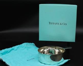 TIFFANY AND CO Sterling Silver Baby Porridge Bowl With Original Box