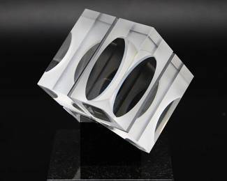 Eric Hilton "Perfect Balance" STEUBEN PRISM With Original Box