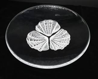 Lalique Rockley Clam Shell Bowl