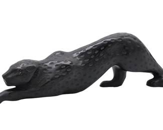 Lalique " Zeila " Panther Crystal Sculpture