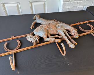 Extremely heavy wrought iron hanger