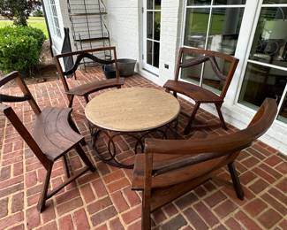 4 very old benches
Such a great pieces
Sold as a set of 4 from Texas 30+ yrs old and made out of old wood