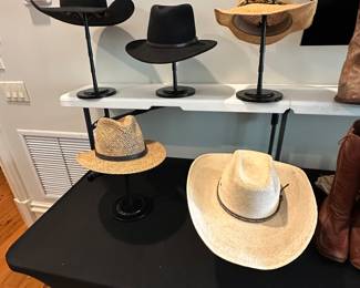 Men’s and women’s Stetson hats