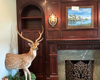 Painting over the fireplace is highwaymen painter second generation Daniel Butler
Taught by his father