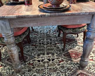 Beautiful dining room table