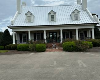 Completely covered front porch
