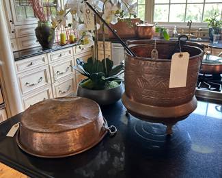 Some old copper pieces