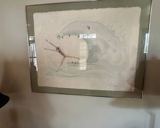 Salvador Dali original Jonah and the whale
Numbered 33/300 very low number 1 st engraving