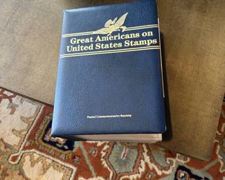 Book of collectible stamps