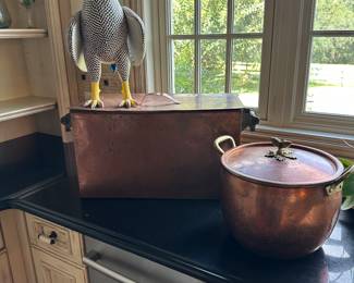 More copper and painted chicken