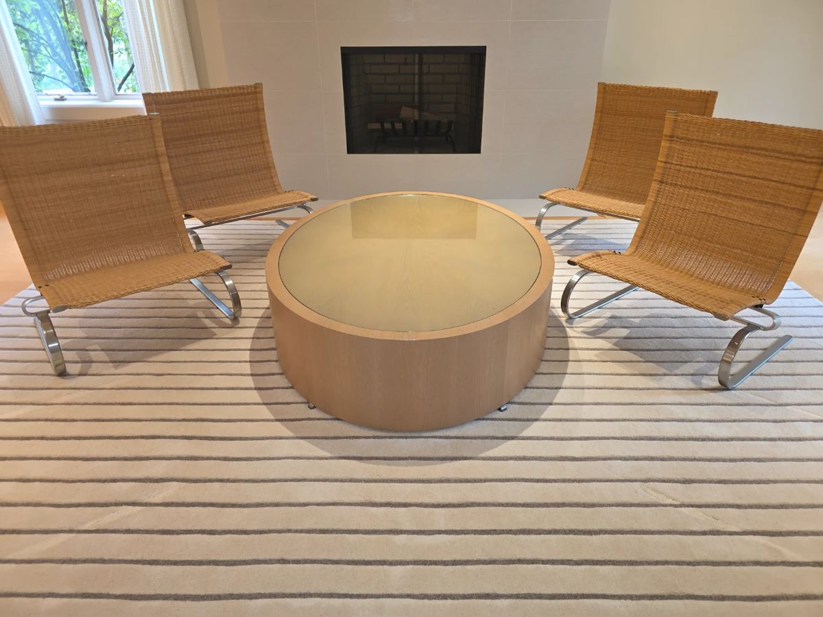 PK 20 Lounge Chair in Wicker by Poul Kjaerholm For Fritz Hanson Chairs