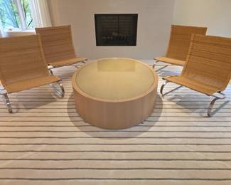 PK 20 Lounge Chair in Wicker by Poul Kjaerholm For Fritz Hanson Chairs