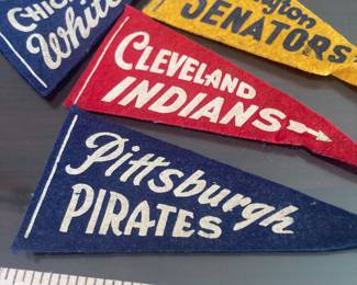 Mini felt pennants