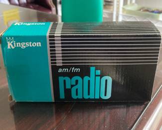 Kingston am fm radio in original box 