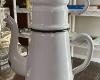 French drip coffee pot