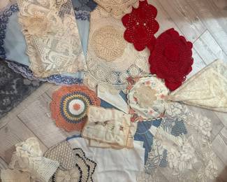 Doilies and linens