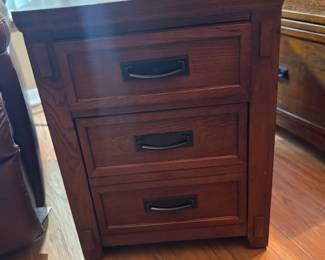 2 mini matching file cabinets