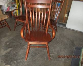 Matching dining table (set of 4 with two that rock)