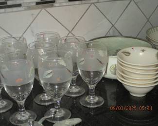 Pfaltzgraff Naturewood goblets