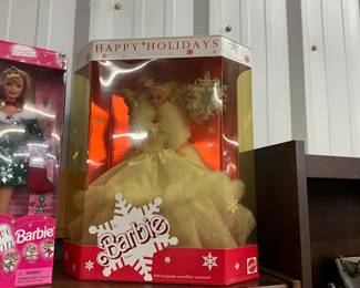 Happy Holidays Barbie 1989 by Mattel