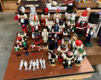 Assorted Sizes & Styles of Wooden Nutcrackers - Nutcracker Soldier Ornaments