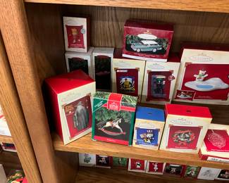 Assorted Keepsake Ornaments including - NASCAR * Star Treck * Cars * Lord of the Rings * Peanuts"Snoopy" * Snow Cub Club Collection