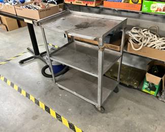 Rolling Metal Cart