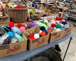 Assorted Boxes of Yarn
