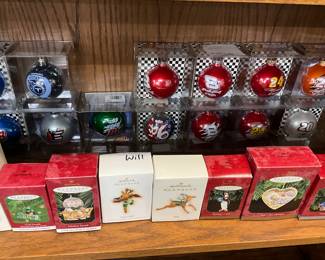 Assorted NASCAR Christmas Ornaments * Hallmark Keepsake Ornaments