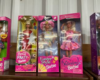 Barbie Dolls Including a Coca-Cola Party Barbie