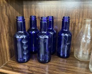 Cobalt Blue Glass Bottles