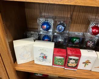 Assorted NASCAR Christmas Ornaments * Hallmark Keepsake Ornaments