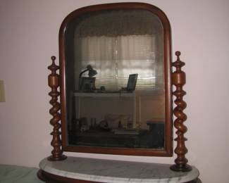 Vintage shaving mirror