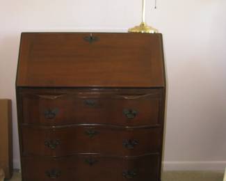 Slant front desk
