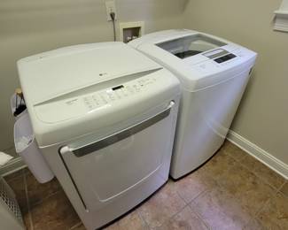 LG washer and dryer