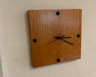 Handmade clock by Dr. Dan Black, Paris physician