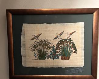Art from Ciro Egypt on Papyrus