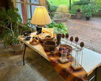 Rocks, pottery and miscellaneous items from several countries.
