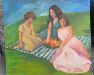 Eva Kolosvary large oil.