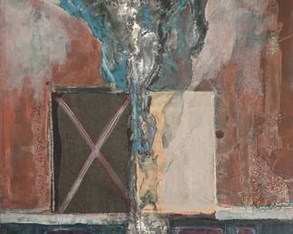 Abex encaustic painting