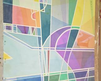 Dave Fox abstract watercolor.