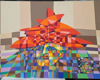 36 x 48 Albert Radoczy oil.