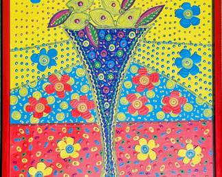 Suzanne Evans. Acrylic 39 x 24.