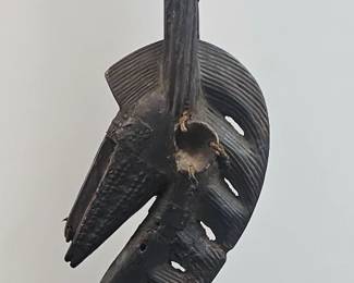 African Bambara antelope sculpture.
